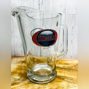 Los Angeles Angels Glass Pitcher. Official MLB